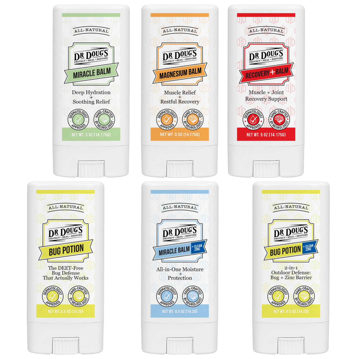The Best Body Care Sampler/Gift Pack | Try Them All – Dr. Doug's Balms