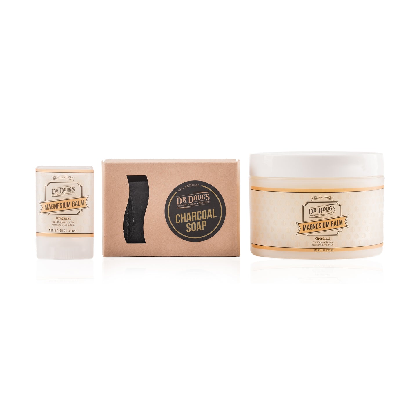 Stress Relief Toolkit that includes Magnesium Balm and Charcoal Soap