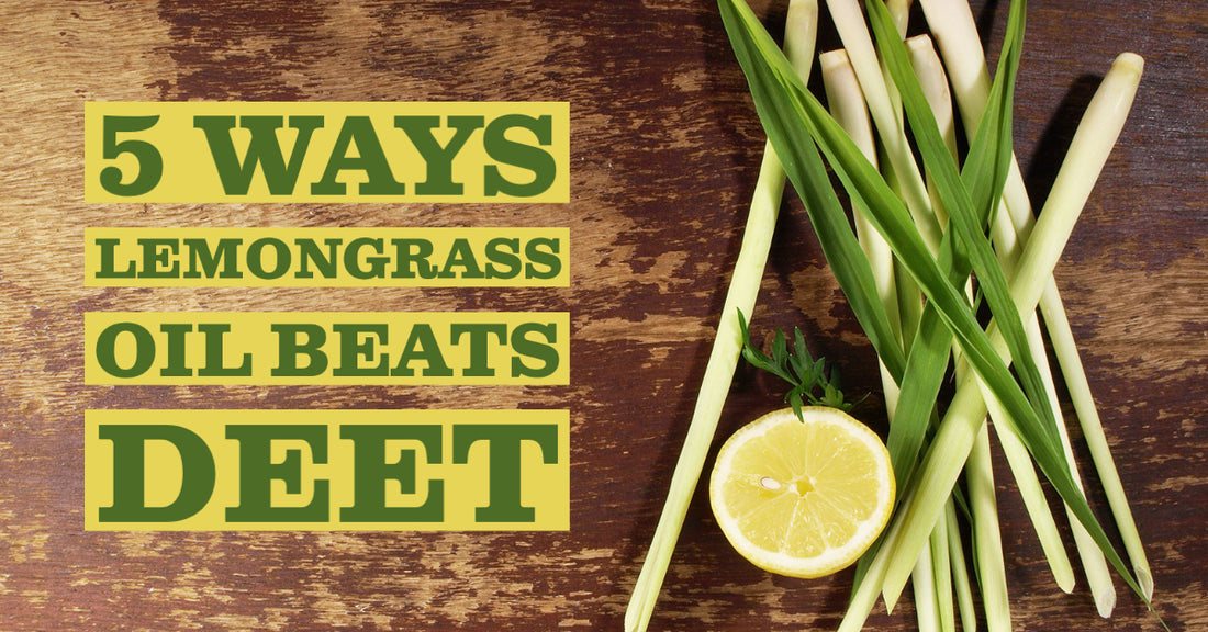5 Ways Lemongrass Oil Beats DEET