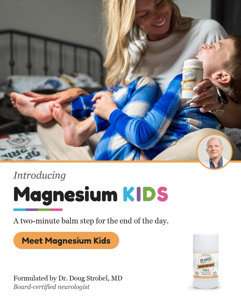 Introducing Magnesium Kids: a two-minute balm step for the end of the day